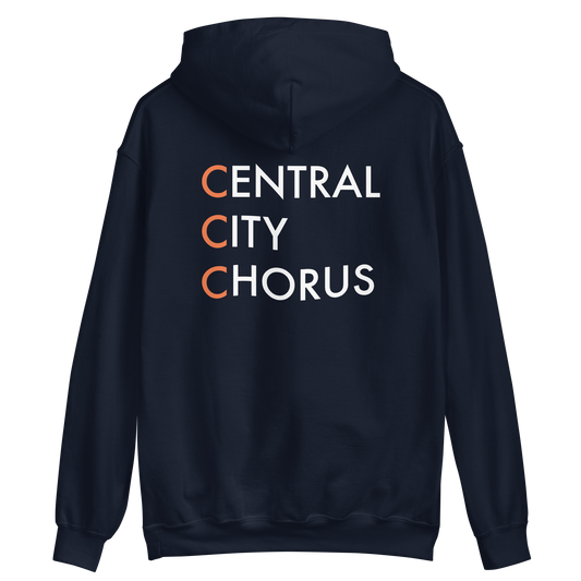 Navy Hoodie (Double-Sided Design)