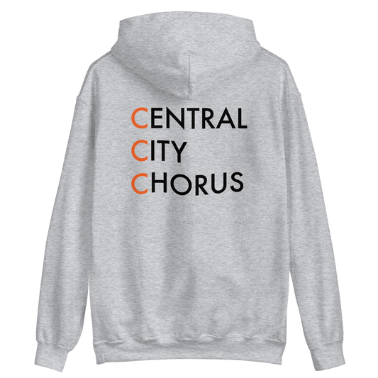 Gray Hoodie (Double-Sided Design)