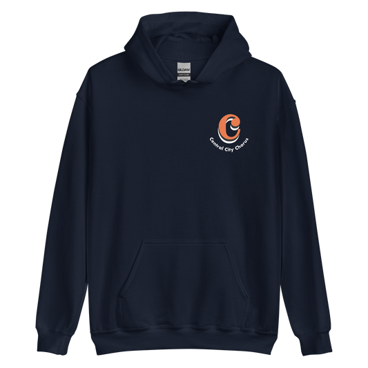 Navy Hoodie (Single-Sided Design)