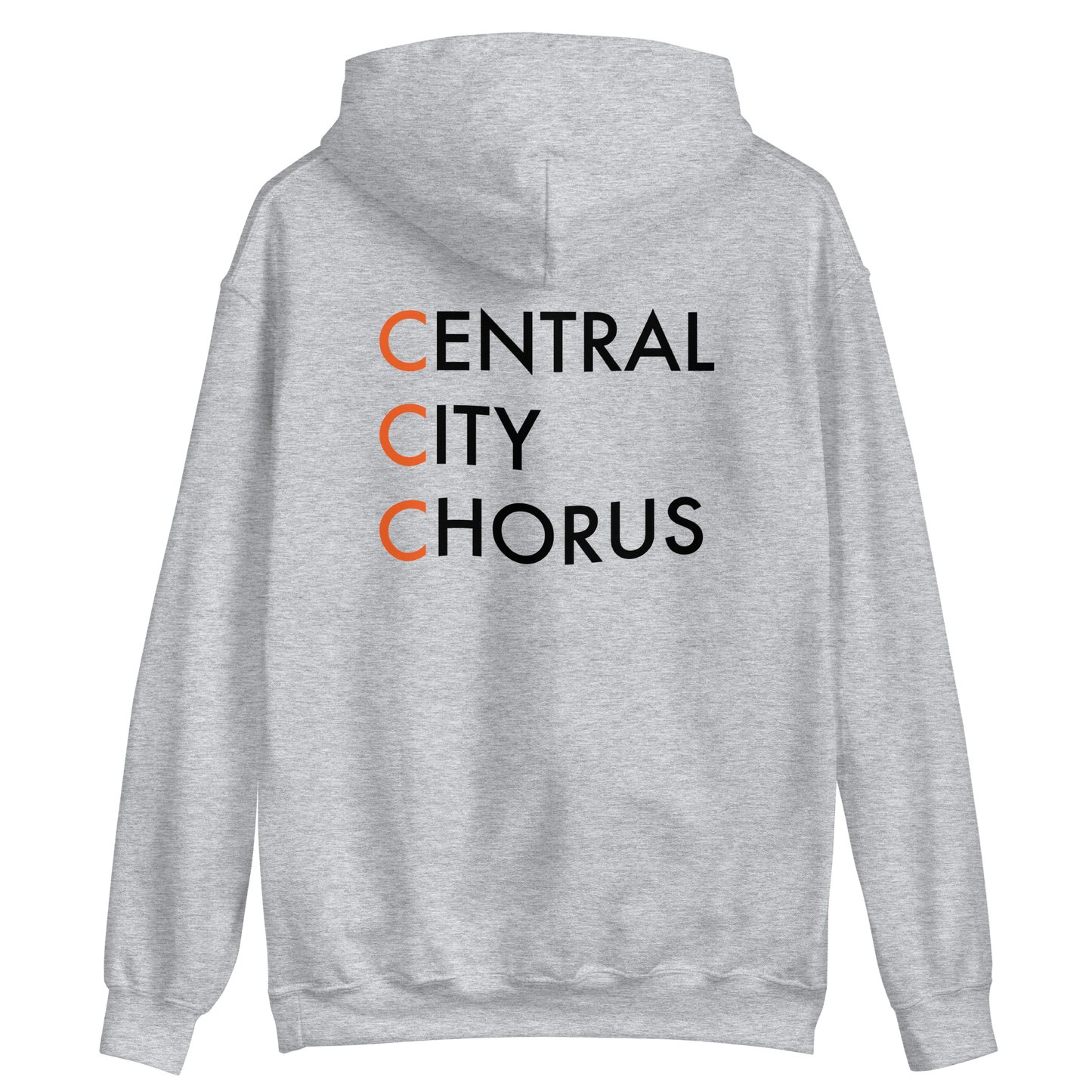 Gray Hoodie (Double-Sided Design)