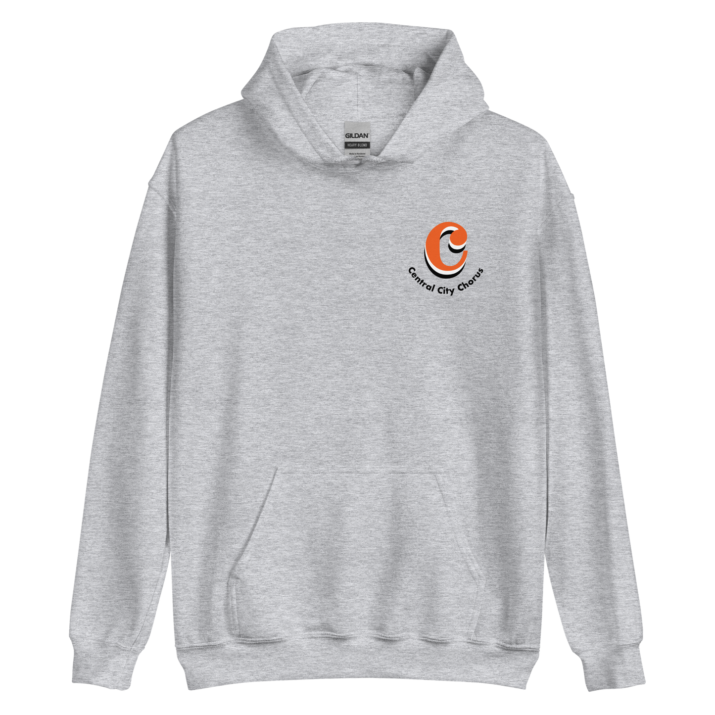 Gray Hoodie (Single-Sided Design)