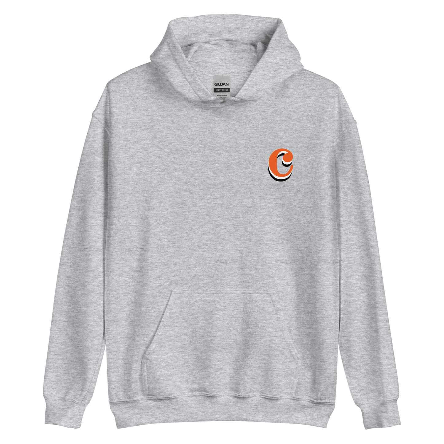 Gray Hoodie (Double-Sided Design)