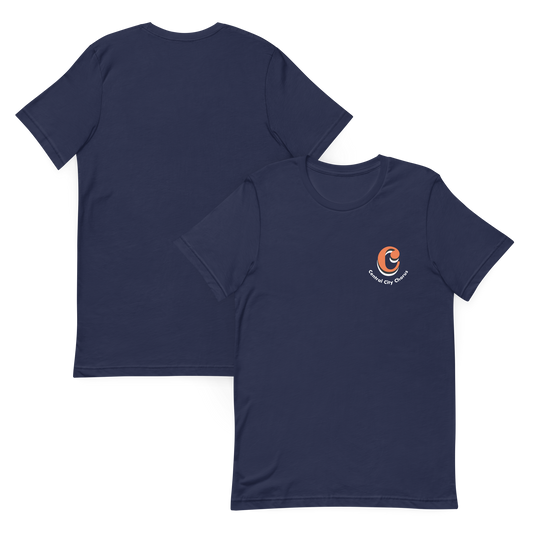 Navy T-shirt (Single-Sided Design)