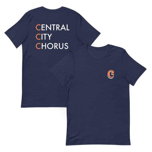 Navy T-shirt (Doule-Sided Design)
